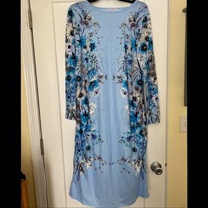 Bluebelle maternity dress. Blue floral dress size 18. Brand New with tags